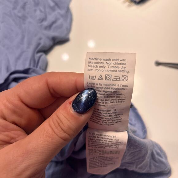 J.Crew 365 Light Blue Stretch Short Sleeve T-Shirt Size XS - Picture 5 of 7